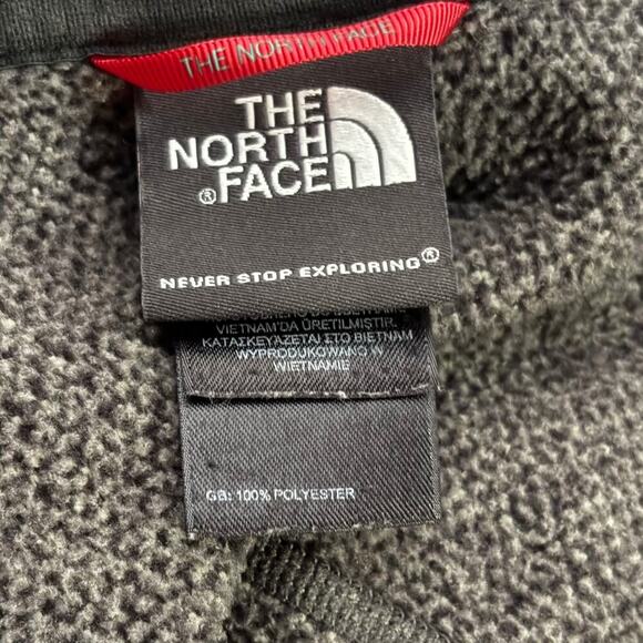 The North‎ Face 1/4 Zip Sweatshirt Fleece Men's XL Gray Pull Over Gorpcore - Picture 8 of 15